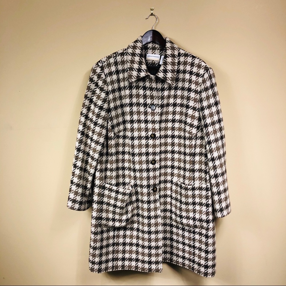 Alfred Dunner Plaid Pea Coat